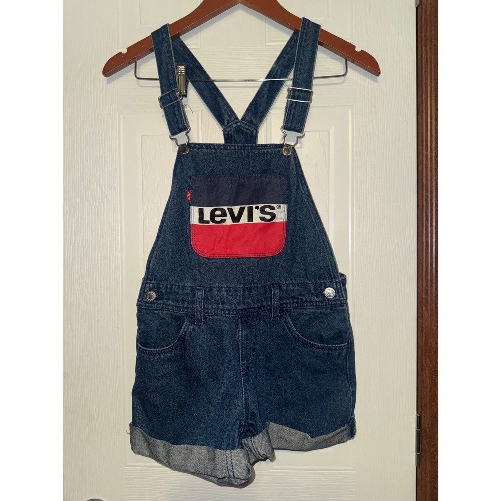 NWT Levi's Shortalls Relaxed Fit Short Overalls Size‎ 12